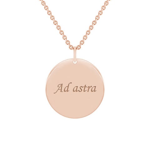 Stříbrný přívěsek s oboustranným gravírem Leasy 110298