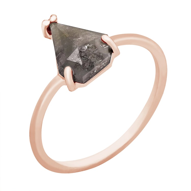 Prsten s pentagon salt and pepper diamantem Azat 98931