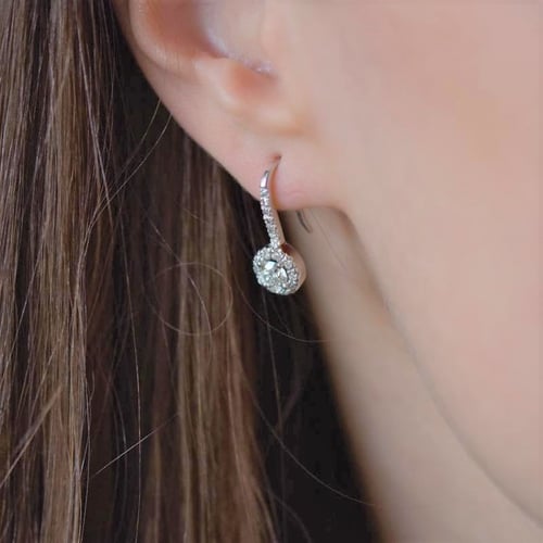 Luxusní náušnice s GIA certifikovanými diamanty Rochi