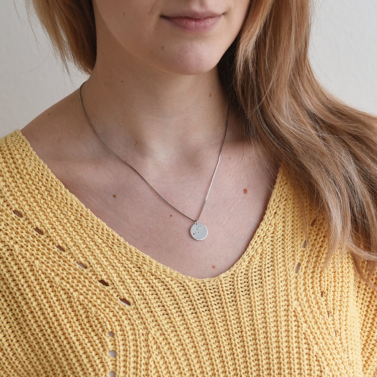 Přívěsek se souhvězdím a diamantem 63346