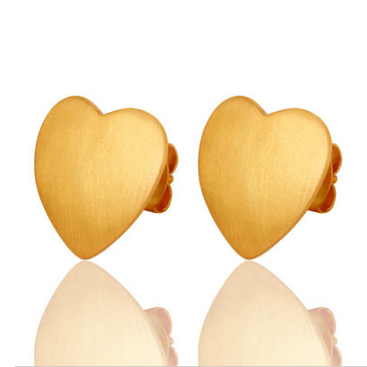 Náušnice ve tvaru srdce 6313