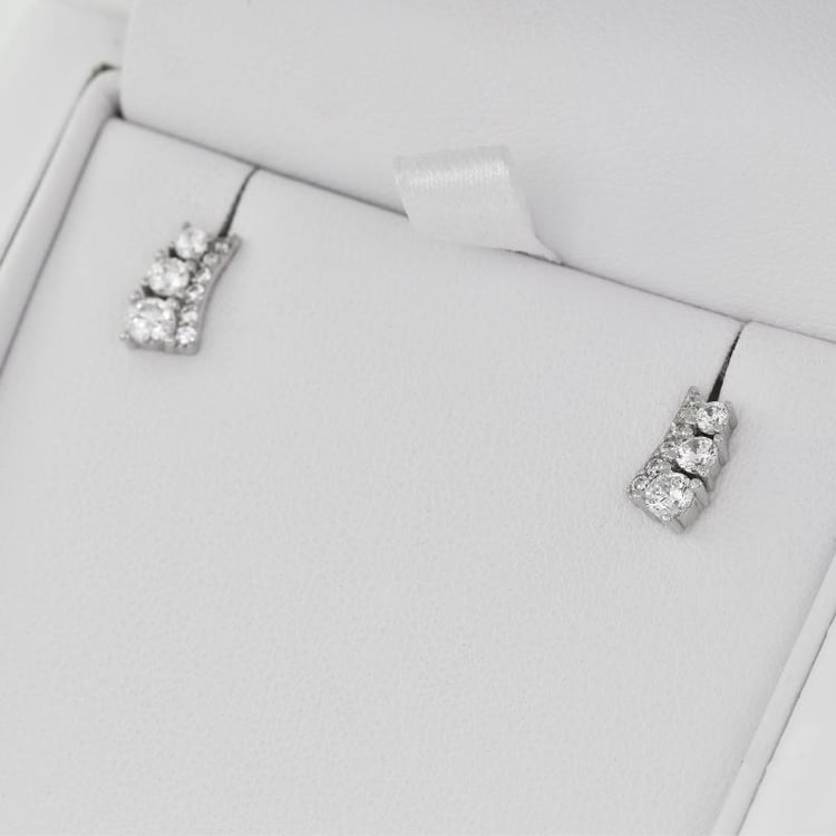 Náušnice se zirkony 24621