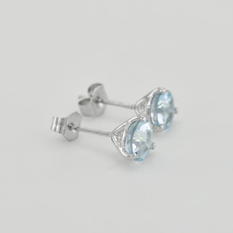 Náušnice s akvamaríny 39139