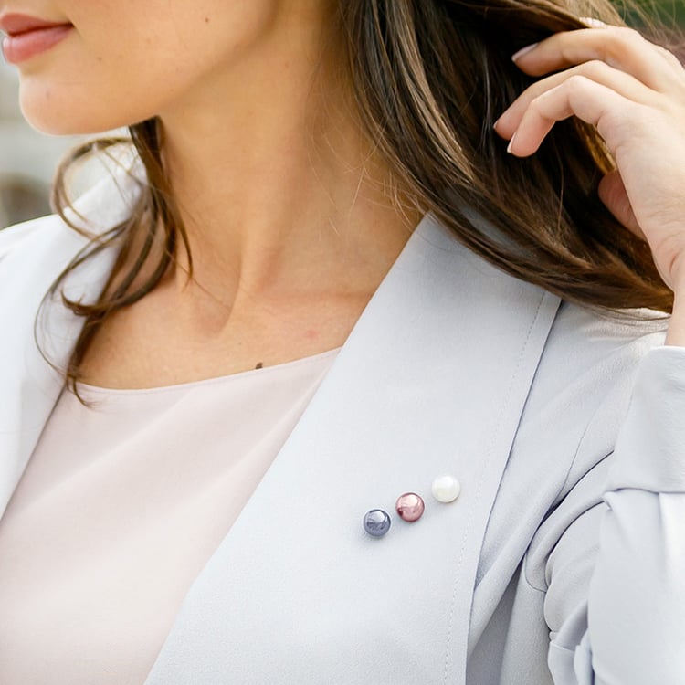 Elegantní stříbrná brož 89455