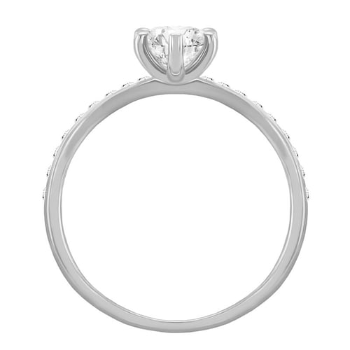 Zlatý zásnubní prsten s diamanty Vanan