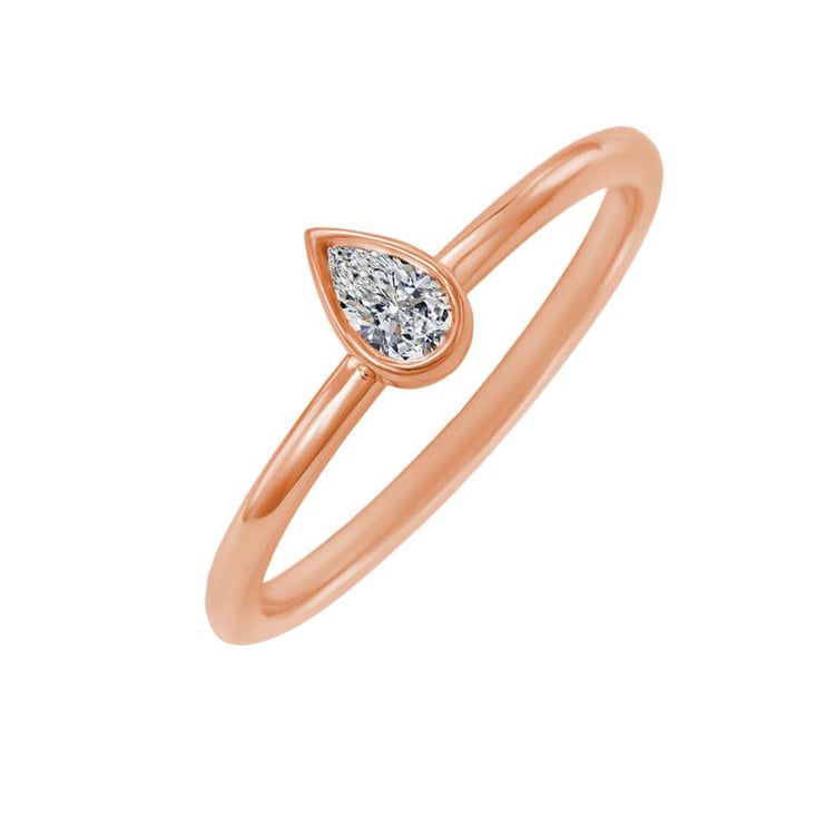 Prsten z růžového zlata 22481