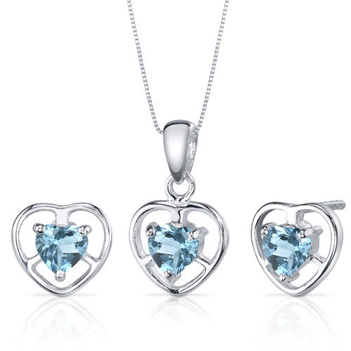 Stříbrná kolekce s topazy