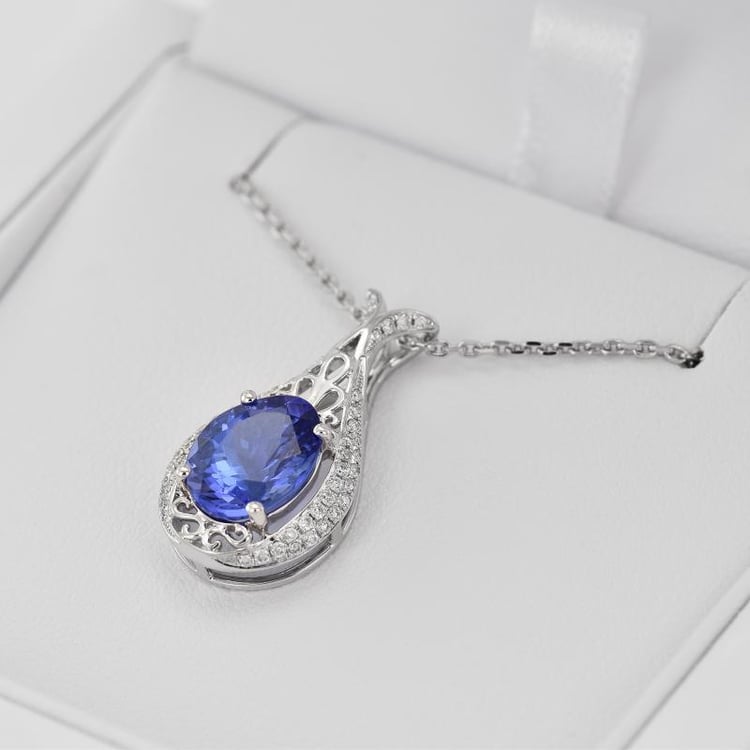 Náhrdelník s tanzanitem 22770