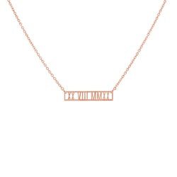 Zlatý náhrdelník s římským datem dle vašeho výběru Marcus