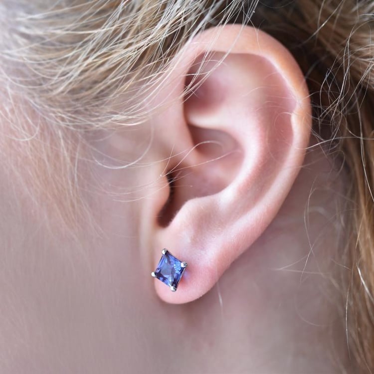 Náušnice s alexandrity 17192