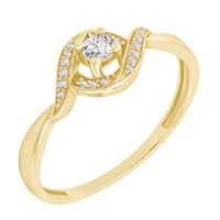 Prsten s lab-grown diamanty Nurisa