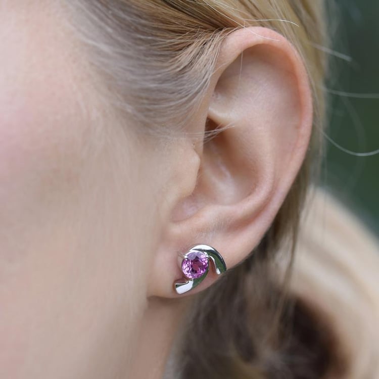 Stříbrné náušnice 13880