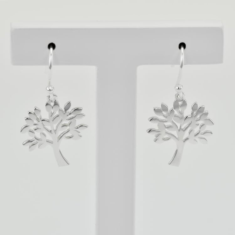 Náušnice ze stříbra 26450