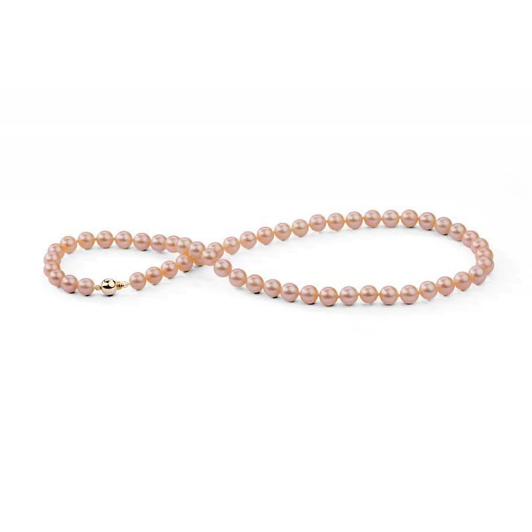 Zlatý perlový náhrdelník