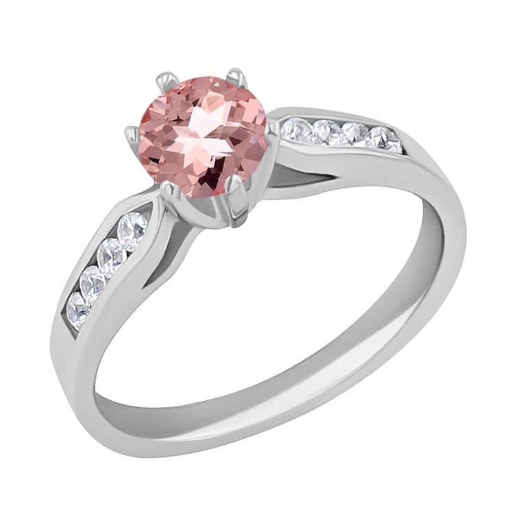 Zásnubní prsten s morganitem Mita