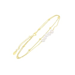 Stříbrný minimalistický náramek na nohu Lovie