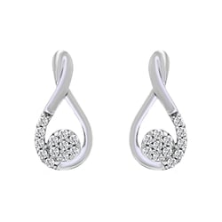 Diamantové náušnice ve tvaru kapky Daniela