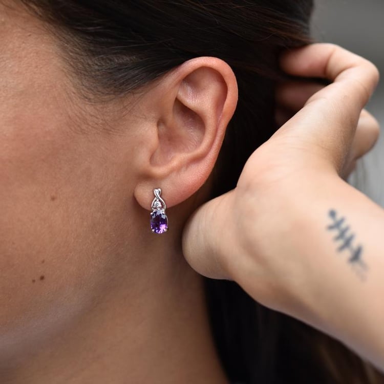 Stříbrné náušnice se zirkony Orvelle 43707