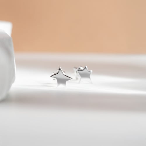 Šroubovací náušnice ve tvaru hvězdiček Malý princ