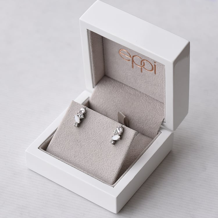 Stříbrné náušnice 72660