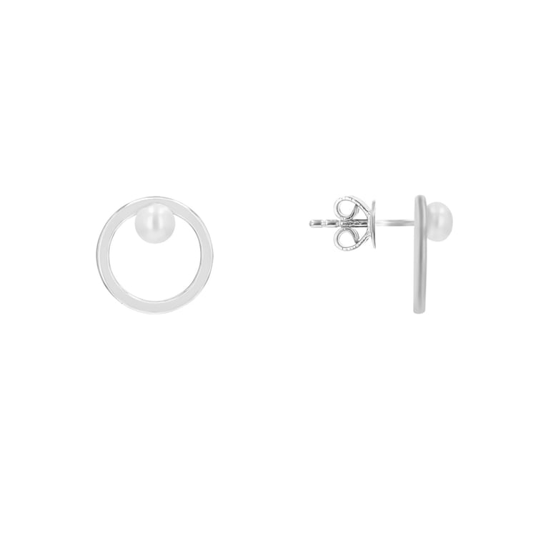 Stříbrné náušnice s perlami Kiana 116068