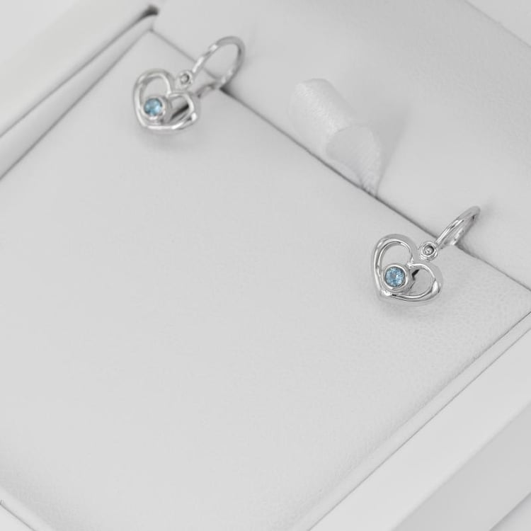 Náušnice srdíčka 38444