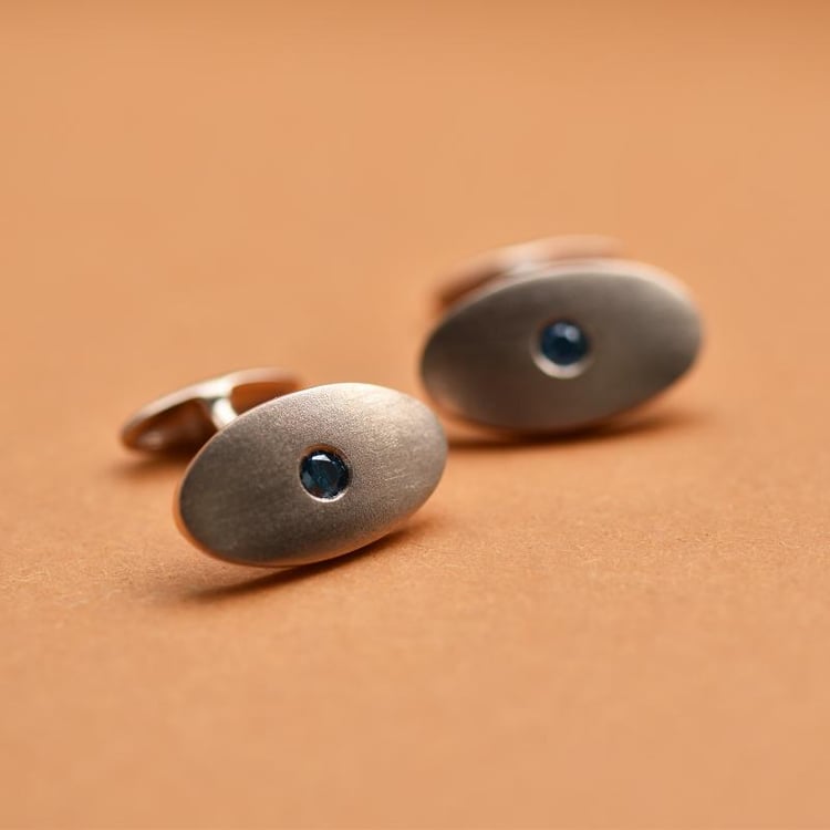 Manžetové knoflíčky z růžového zlata 9381