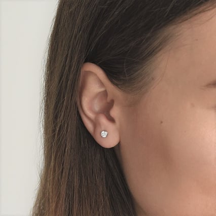 Náušnice s 0.50ct diamanty Joris