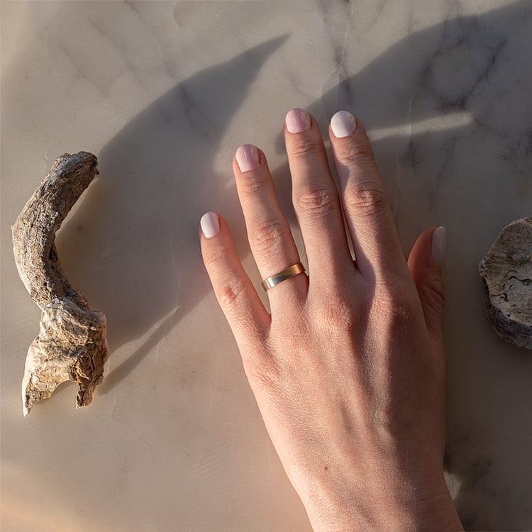 Snubní prsteny z kombinovaného zlata Talin 97120