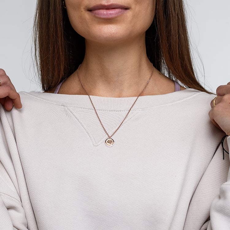 Stříbrný jóga přívěsek se symbolem Enso 134161