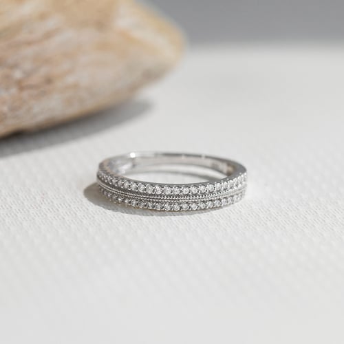 Elegantní diamantový eternity prsten Bradley