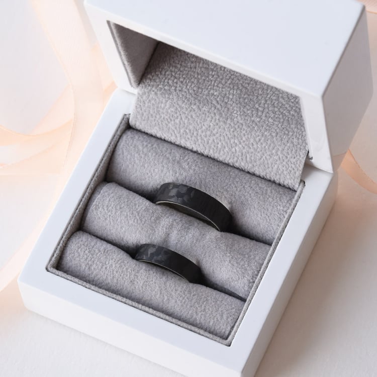 Karbonové prsteny ze zlata 77493