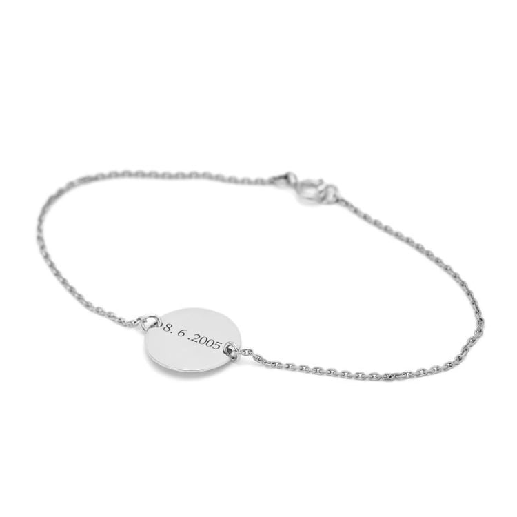 Zlatý náramek se znamením a diamantem Lev 126307