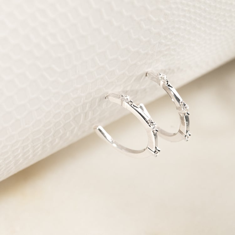 Kruhové náušnice s diamanty Ramila 134241