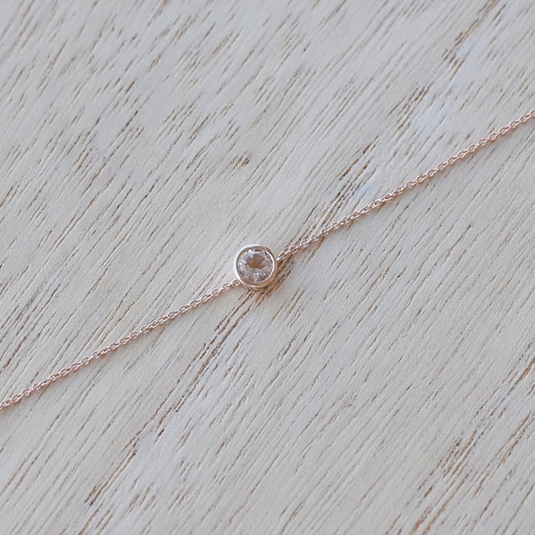 Stříbrný náramek s morganitem Arleth 103220