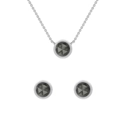 Zlatá kolekce šperků se salt'n'pepper diamanty Amande