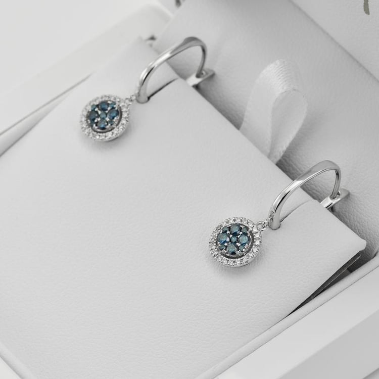 Diamantové náušnice 34062