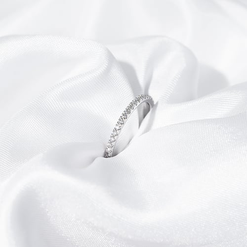 Zlatý eternity prsten s 1.25mm diamanty Adva