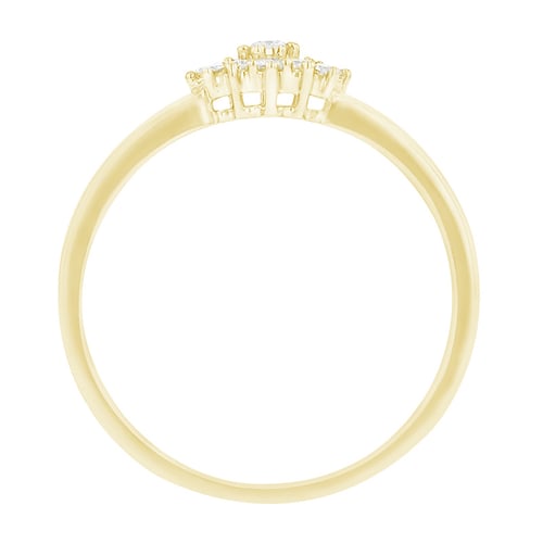Elegantní diamantový prsten Neelam