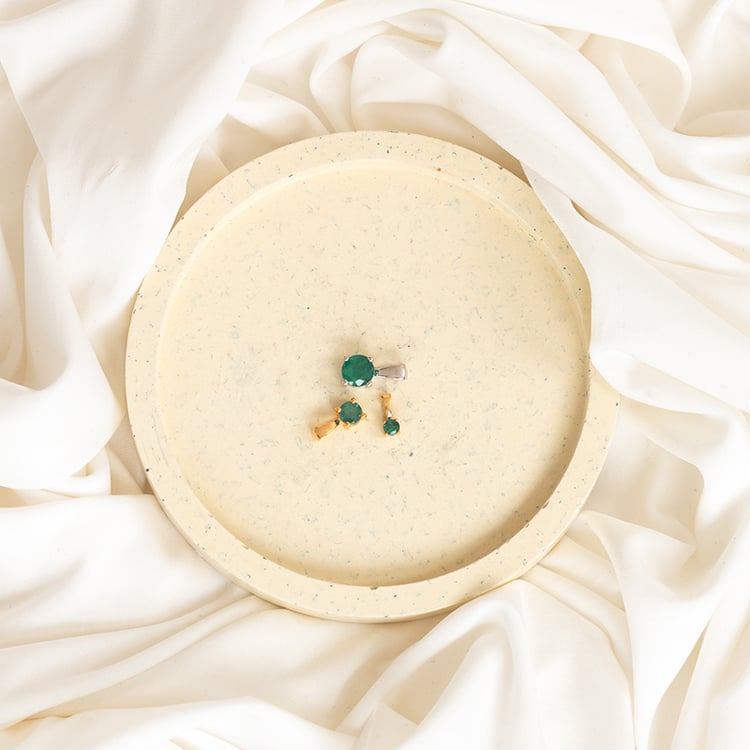 Přívěsek se smaragdem s výběrem velikosti Quinn 123593