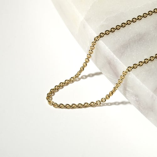 Ankr řetízek 45 cm z 14k zlata se šířkou 1.4 mm