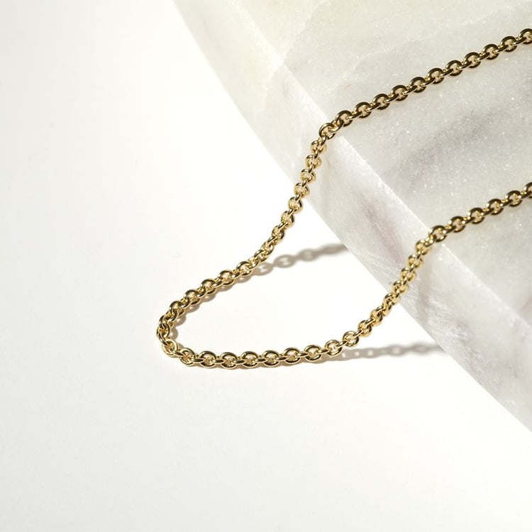 Ankr řetízek 45 cm z 14k zlata se šířkou 1.4 mm 130734