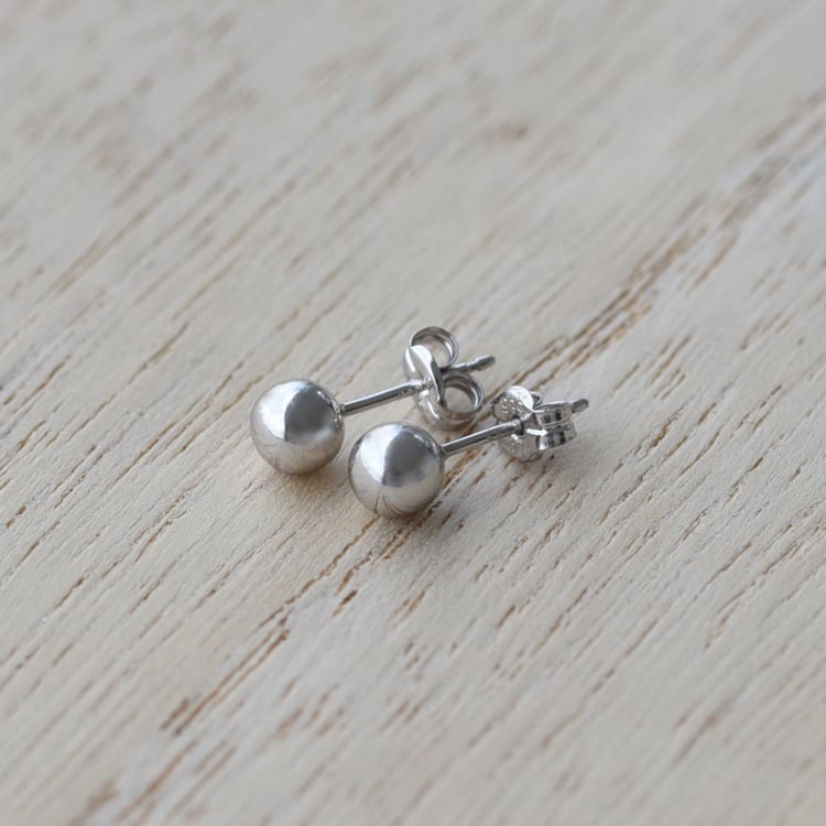 Zlaté kuličkové náušnice 63091