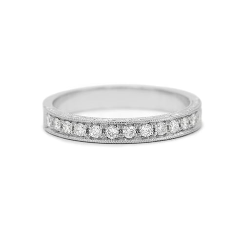 Prsten ze zlata zdobený diamanty Mahima