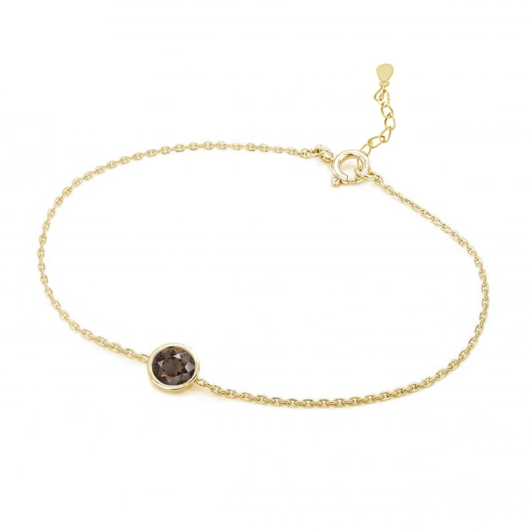 Stříbrný náramek se záhnědou Arleth 104944