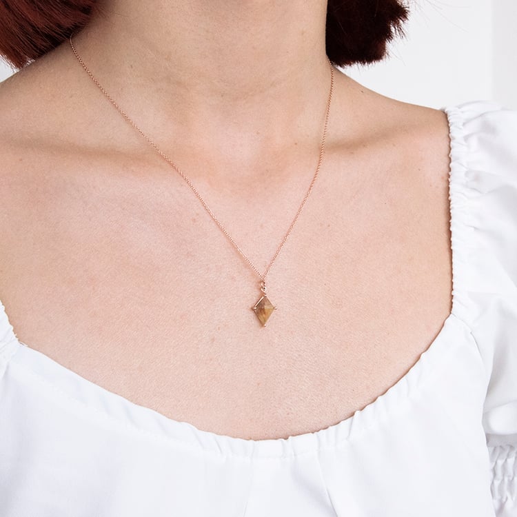 Zlatý přívěsek s kite salt and pepper diamantem Cody 109886