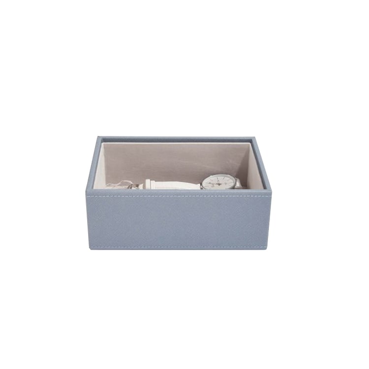 Modrý box na šperky