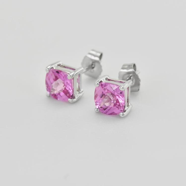 Zlaté cushion náušnice 35183