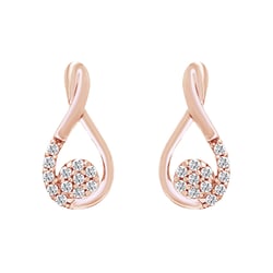 Diamantové náušnice ve tvaru kapky Daniela
