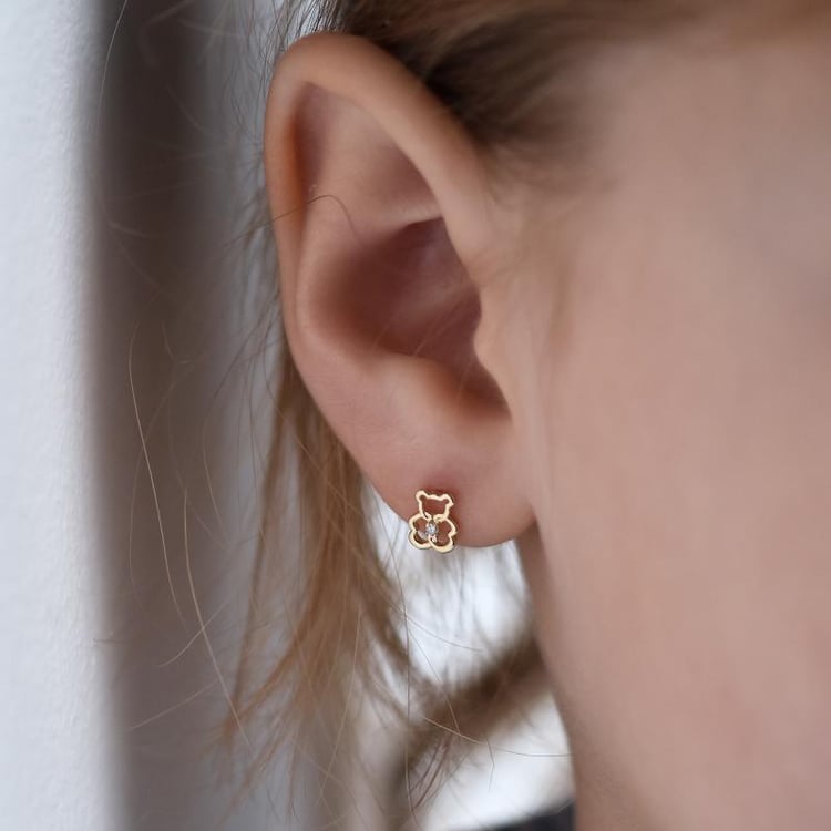 Náušnice s medvídkem 39005